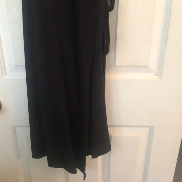 VGC BLACK CALVIN KLEIN WRAP DRESS - Picture 3 of 4
